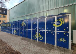 Fahrradboxen am Bahnhof