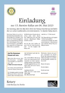 Einladung Barnim Rally 2023